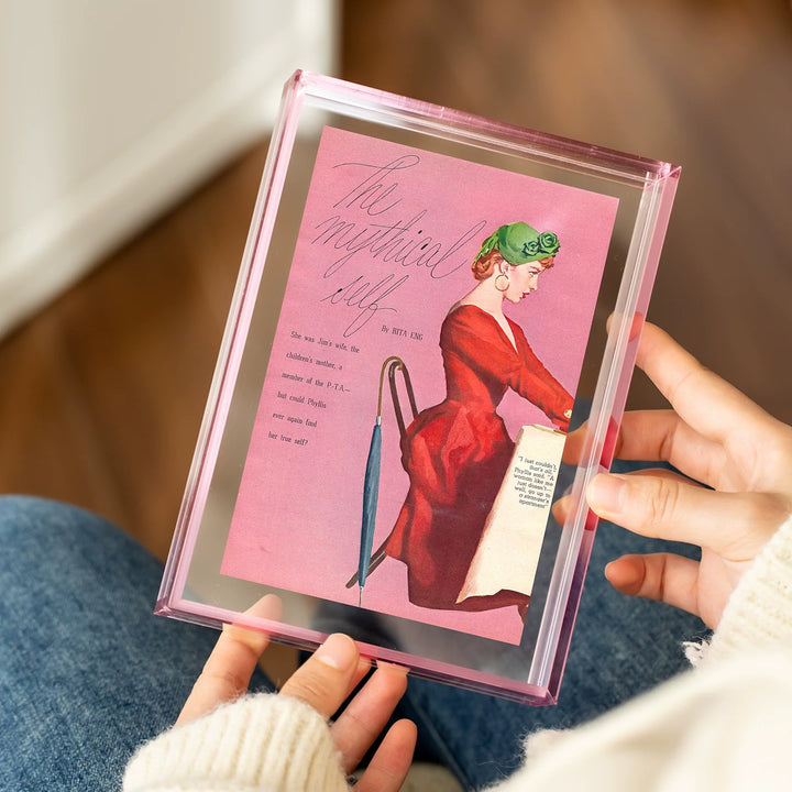 ColorPop Acrylic Frame — Sakura Pink
