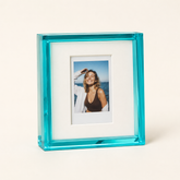 Paraiba Acrylic Instant Photo Frame — Blue