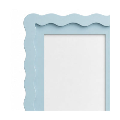 Scalloped-Mat Art Frame — Blue
